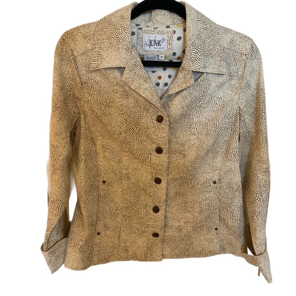 Live A Little Cotton Blazer Jacket